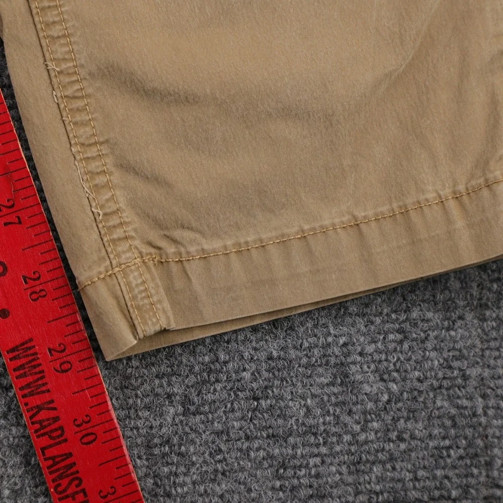 American Eagle Athletic Fit Flex Jogger Pants Khaki Tan 32x32 (32x29) Drawstring